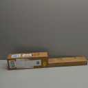 Ivilon Drapery Treatment Window Curtain Rod - Acrylic Ball 1 inch Pole. 28 to 48 Inch. Satin Nickel