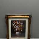 SIMON'S SHOP 11x14 Picture Frame with Mat for 8x10 Image, Bronze Poster Frames 11x14 Matted to 8x10, Vintage Inspired Frames for Wall Decor