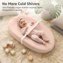YENING Wipeable Changing Pad for Dresser Waterproof Leather Baby Diaper Changing Pads Washable Nursery Change Mat Pink, 31.5"L x 15.7"W x 3.6"H