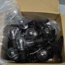 Larkvue 50FT RGB Solar Outdoor String Lights with Remote, Dimmable Waterproof Patio Lights with 15 LED Shatterproof Edison Bulbs for Backyard-Black - Amazon.com