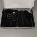 Cordless Heated Knee Massager with Vibration, Heated Knee Brace Wrap, Heating Knee Pad for Knee Elbow, Knee Heating Pad for Arthritis with 6 Heating Levels, 3 Massage Modes&Timer (Black+White)