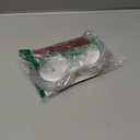 50 Yards Metallic Ribbon with Gold & Silver Threads,Glitter Ribbon for Gift Wrapping, Christmas, Valentine’s Day, Bouquet, and DIY Decor(Silver 2 Rolls, 5/8 Inch)