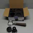 ShanSon Espresso Accessories Kit,7in1 51mm Compact Espresso Tamper Set: Espresso Tamper, Distributor, Bottomless Portafilter, Dosing Funnel, Station missing parts