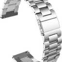 Fit for Casio MDV106-1AV / MTP-VD01 Watch Bands for Men, 22mm Stainless Steel Quickly Release Replacement Strap Wristbands for Casio MDV-106 Series 