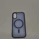 SUPFINE Magnetic for iPhone 17 Case (Compatible with MagSafe)(Military Grade Drop Protection) Translucent Matte Shockproof with Anti-Fingerprint Phone Cover,Dark Blue