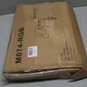 RGB Monitor and Laptop Mount Stand with 3 USB Ports, Charging and USB Data Transfer, Adjustable laptop stand for 13" to 32" Screen and 11"-17” Laptop, Holds 18lbs/Arm, 75x75/100x100 VESA, C-Clamp