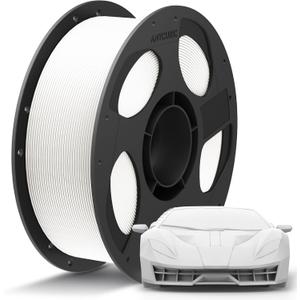 ANYCUBIC PLA Plus (PLA+), 3D Printer Filament 1.75mm, High Toughness 3D Printing Filament, Dimensional Accuracy +/- 0.02mm, Print with Most FDM 3D Printers, 1KG Reusable Spool, White