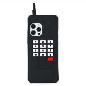 Kawaii Phone Cases Compatible with iPhone 15 Pro Max,Cute Cartoon Retro Classic Cellular Phone Case Women Girls 3D Soft Silicone Shockproof Cover for iPhone 15 Pro Max