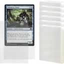 Katomula 300 Pack Pro Clear Card Sleeves for MTG Tear-Resistant Rough Matte MTG Sleeves, Standard Sleeves Perfect Shuffling