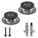 Engine Timing Intake Exhaust Camshaft Sprocket Cam Phaser VVT Gear with Solenoid Compatible with Buick Verano Chevy Equinox Malibu GMC Terrain Pontiac G5 2006-2017 2.2L 2.4L Replace# 917-254 12578516