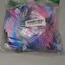 Girls Swimsuits 3 Piece Tankini Bathing Suit Set Cute Bikini Swimwear with Cover Ups Beach Skirt 5-6 Years (A-palm Tree)