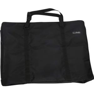 TOMMHANES AMISGUOER Travel Bag for Rollator Walker, 35.4" W x 27.5" H x 12.5" D, Foldable, Water Resistant, High Capacity, Shoulder Strap, Zipper Closure, Unisex, Walker Bag - Black