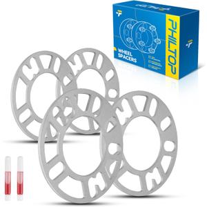 PHILTOP Most 4/5 Lug Wheel Spacers 5mm for Lincoln, 4 Pcs 4/5 Lug Wheel Spacers with 78.1mm Hub Bore fit for 2003-2025 Aviator, 1982-2020 Continental, 2020-2024 Corsair, 2000-2006 LS