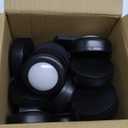 Yiliaw 12 Pack LED Puck Lights Remote Control 16 Color Changeable Under Cabinet Lights, Battery Operated Lights Night Light with Dimmer & Timmer for Closet Bedroom Kitchen, Black