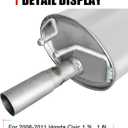 Rear Exhaust Muffler Compatible With 2006-2011 Honda Civic 1.3L/1.8L Muffler Exhaust