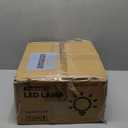 DRAWNCAT Boho Rattan Floor Lamp with Shade  12W Bright Dimmable LED Bulb, Remote Control 3 Color Temperatures, Modern Farmhouse Handwoven Arc Standing Light for Living Room Bedroom (Small, Bohemian Black)