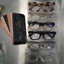 CCVOO 1.25 Reading Glasses for Women, Stylish Eyeglasses, Blue Light Readers for Women, Computer Eye Glasses