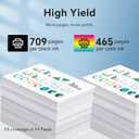 64XL Ink Cartridges Black and Color Compatible for HP 64XL Ink Cartridge Combo Pack Compatible for HP 64 Ink Fit for Envy Photo 7855 7858 7155 7120 7800 6252 6255 7158 7100 7164 Tango Printer