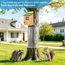 Squirrel Baffle for Tree Trunk,Squirrel Tree Guard Trunk Protector for Wooden Post Bird Feeder,Outside Baffle Guard Protector from Raccoon Deer Iguana (59inch)