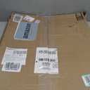 LONBET Laundry Basket with Lid, Made from Breathable Fabric | Aesthetic Clothes Hampers for Laundry with Side Handles & Sturdy Bamboo Frame (40 Gallons - Double, Blue)