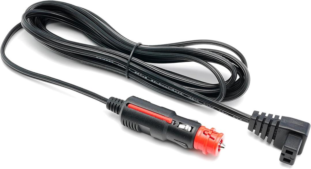 DC Power Cord Power Cable 11.5 ft Length 12V/24V for Car refrigerator Car Fridge Freezer Compatible with Alpicool, Bodega, Euhomy, BougeRV, ARB, Dometic, ICECO, Setpower, JoyTutus (DC Power Plug Only)