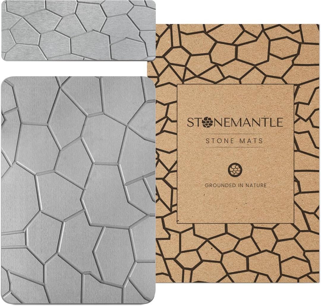 Japanese-Inspired Diatomaceous Stone Bath Mat  Quick-Drying, Non-Slip, 2 Sizes of Diatomite Mat Included