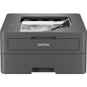 Brother Monochrome Laser Printer with 32 PPM Speed and Automatic 2-Sided Printing for Home Office, Fast Black and White Output, Compact Design with 250-Sheet Capacity (HL-L2400D)