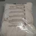 H.VERSAILTEX Stretch 3 Piece T Cushion Sofa Slipcovers Individually Sofa Cushion Covers for 3 Cushion Couch Sofa Seat Cushion Covers with Elastic Bands Featuring Thicker Jacquard Fabric, Ivory