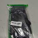 Harssidanzar Womens Winter Warm Cashmere Lining Touchscreen Texting Warm Driving Lambskin Leather Gloves GL017 (Small, Black)