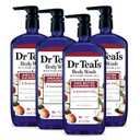 Dr Teal's Body Wash with Pure Epsom Salt, with Shea Butter & Almond Oil, 24 fl oz (Pack of 4)