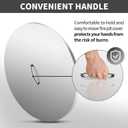 RYFT Fire Pit Lid Round, 34'' Fire Pit Lid, 304 Stainless Steel Fire Pit Cover, Fits 30" and 31" Round Drop in Fire Pit Pan