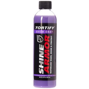 Ceramic Coating Top Coat for Cars Fortify Quick Coat Car Wax Polish Spray Waterless Wash & Wax Hydrophobic Top Coat Polish & Polymer Paint Sealant Detail Protection 8 Fl Oz by SHINE ARMOR