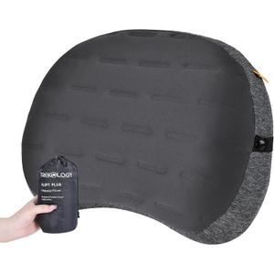 TREKOLOGY Ultralight Inflatable Camping Pillow - Compact & Comfortable Blow Up Pillow for Backpacking, Hiking, and Travel - Quick & Easy to Inflate and Deflate Camper Pillow - Aluft Plus