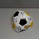 Maccabi Art Official Real Madrid Soccer Ball, Size 5 Football, Authentic Club Logo, Premium Fan Collectible for Training, Play & Display (Player's Name and Number)
