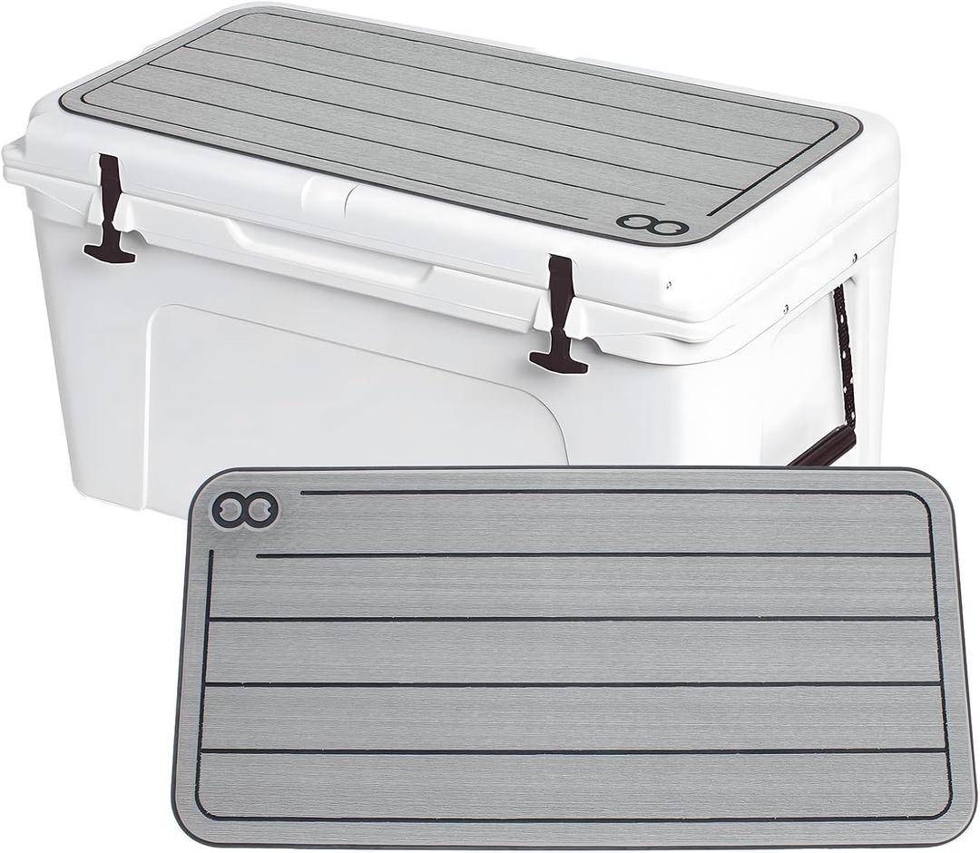 WOOWAVE EVA Mat Cooler Pad for YETI Tundra 75, Peel & Stick Application, Non Slip Comfort Accessories (Grey)