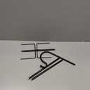 Shepherds Hooks for Outdoor 42 Inch Garden Bird Feeder Pole with 5 Prongs Base Adjustable for Hanging Flower Basket Plant Pot Solar Lantern Light Wind Chime Hanger for Wedding Decor 1 Pack