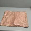 Polyester Fiber Wedding Tablecloth Sturdy Sequined Table Cover for Romantic Decorations