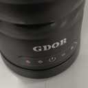 GDOR 4 in 1 Milk Frother and Steamer, 10oz Milk Steamer, Cold Foam Maker, Hot Chocolate Maker, Frother for Coffee, Latte, Cappuccino & More, Black