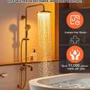 Instant Hot Water Recirculation System with 68-118 Temp. Adjustable Bypass Valve for Tank Water Heaters, 20-in PEX Supply Lines for Potable Water, with Everything Needed to Install