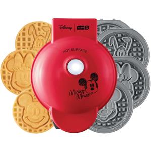 Disney | Dash MultiMaker® Mini Maker System  Electric Waffle Maker & Swappable Plates  1 MultiMaker®, 4 Plates, Mickey Mouse & Friends Design, Aluminum