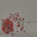 uxcell 100pcs Bouquet Pins, 2 Inch Corsage Pins Flower Pins Straight Head Pins for Wedding Bouquet Sewing Decoration DIY Craft, Red