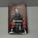 Monster High x Wednesday Doll, Morticia Addams Collectible in Black and Crimson Velvet Dress with Jewelry, Show-Inspired Heels and Doll Stand