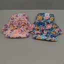 CuteBone Female Dog Diapers with Skirts 2 Pack Reusable Puppy Dresses Pants for Heat Cycle Period QBD11M