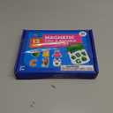 12 Pieces Magnetic Color Sorting Jars, 60 Color & Letter Magnets for Fridge Whiteboard, Early Educational Sorting Toy Set, Alphabet A-Z Learning Tool for Baby Toddlers Kids