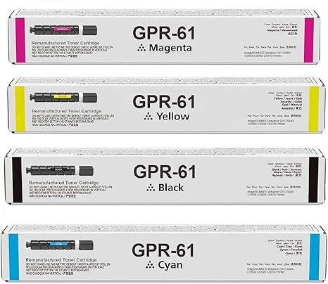 High Yield GPR-61 Compatible GPR61 Toner Cartridge Replacement for Canon GPR 61 Use for Canon imageRUNNER Advance DX C5840i C5850i C5860i C5870i Printes, 71,000 Pages