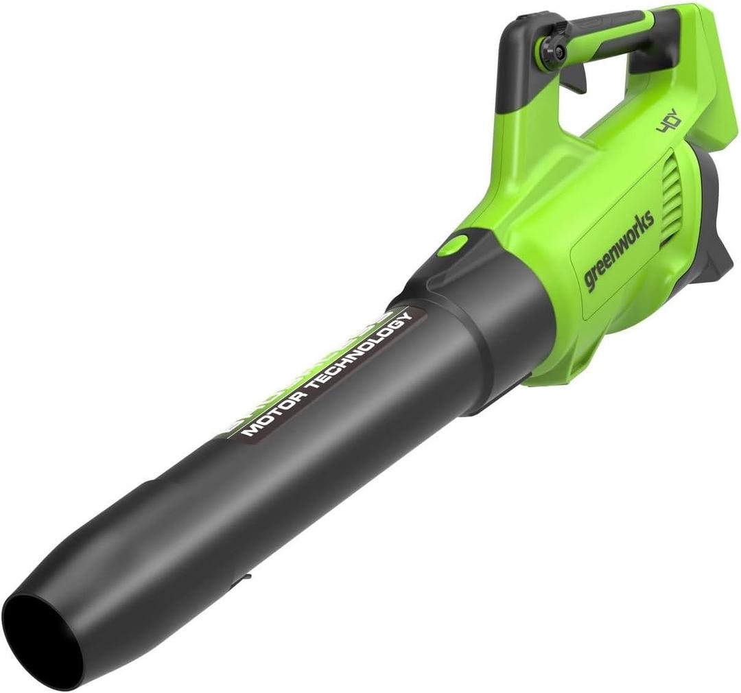 Greenworks 40V (160 MPH / 700 CFM / 75+ Compatible Tools) Cordless Brushless Axial Leaf Blower, Battery and Charger Not Included, BL40L813
