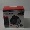 ProFusion Portable Ceramic Utility Heater with Thermostat — 1,500 Watt, 5,200 BTU, Model# FH16P-BM