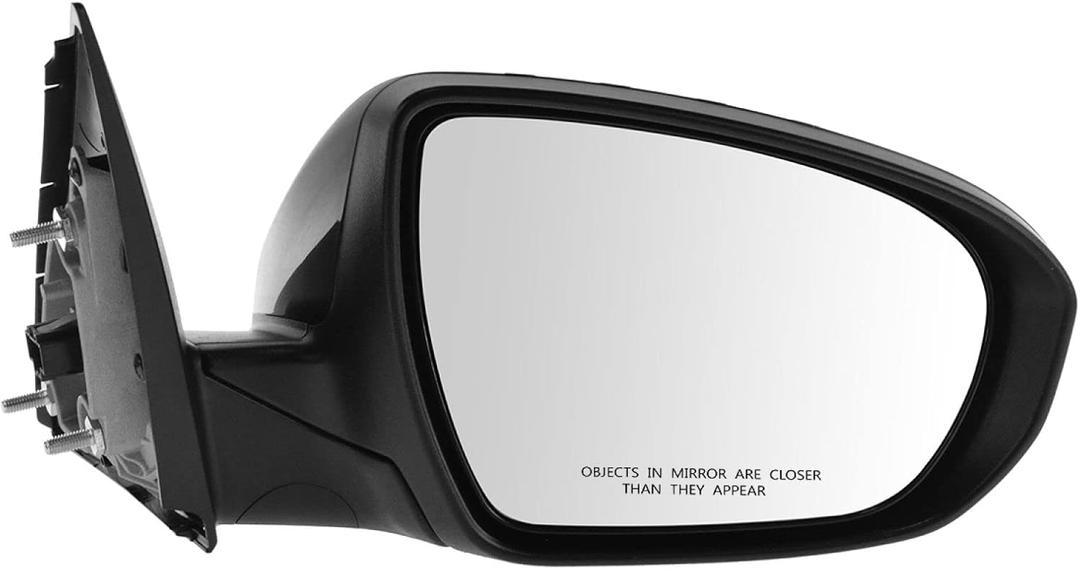 TRQ Right Mirror Power Folding without Blind Spot Indicator Passenger Side Compatible with 2014-2015 Kia Optima KI1320176 KI1321176