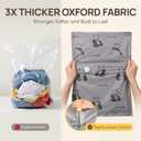 Vacuum Storage Bags with Cordless Pump for Travel & Clothing