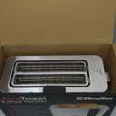 Mueller UltraToast Full Stainless Steel Toaster 4 Slice, Long Extra-Wide Slots for Bagels and Waffles, 6 Browning Levels, LED Display, Cancel/Defrost/Reheat Functions & Removable Tray, Kitchen Gadgets